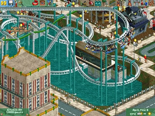 Изображение игры: RollerCoaster Tycoon 2: Time Twister