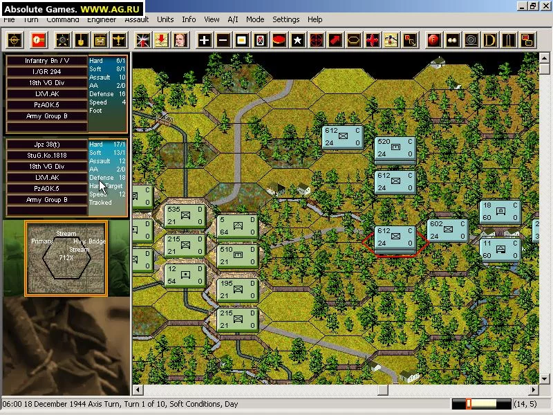 Изображение игры: Panzer Campaigns: Bulge '44