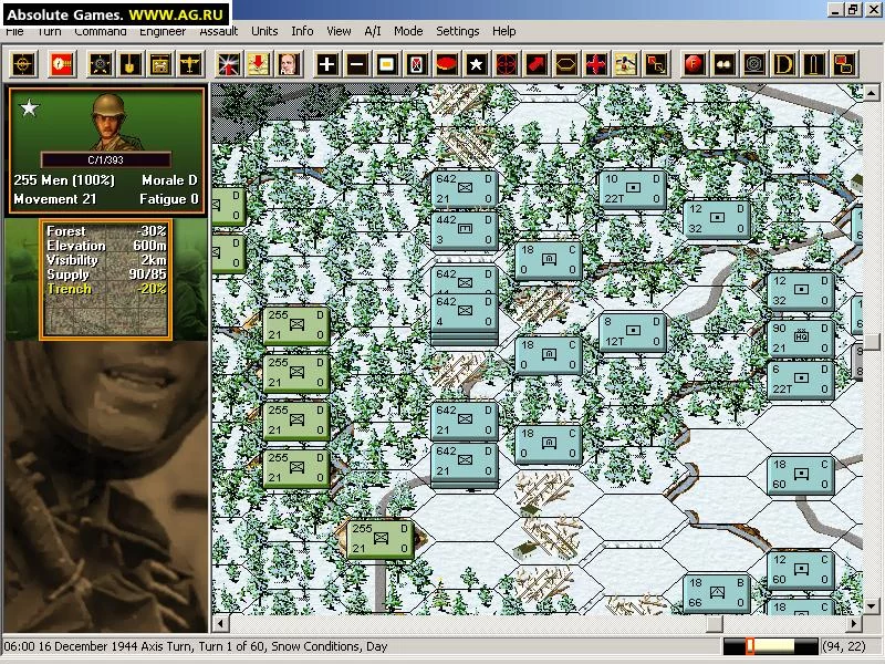 Изображение игры: Panzer Campaigns: Bulge '44