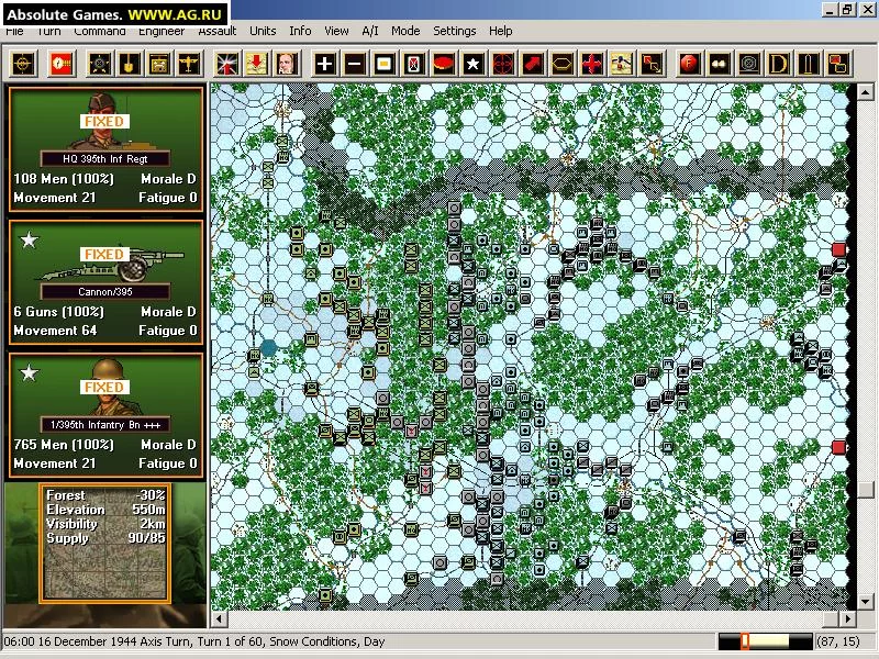 Изображение игры: Panzer Campaigns: Bulge '44