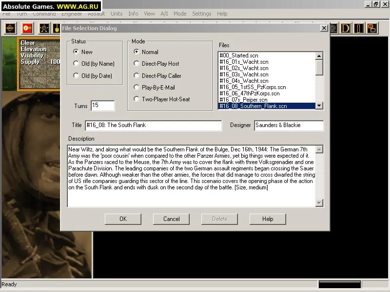 Изображение игры: Panzer Campaigns: Bulge '44