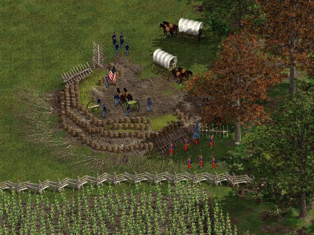 Изображение игры: American Conquest: Divided Nation