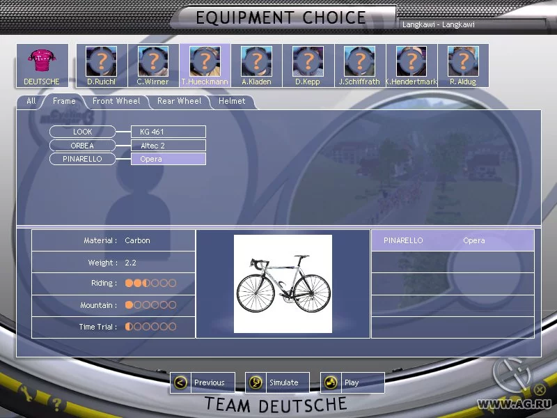 Изображение игры: Cycling Manager 3