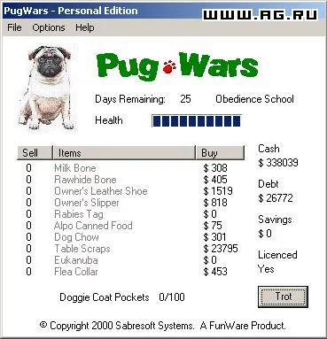 Изображение игры: Pug Wars
