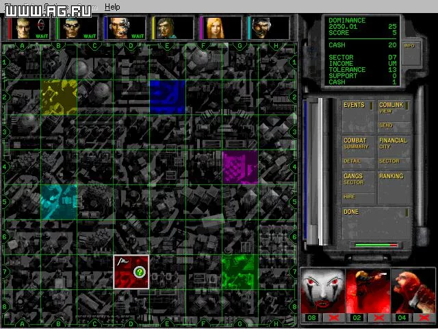 Изображение игры: Chaos Overlords: Strategic Gang Warfare