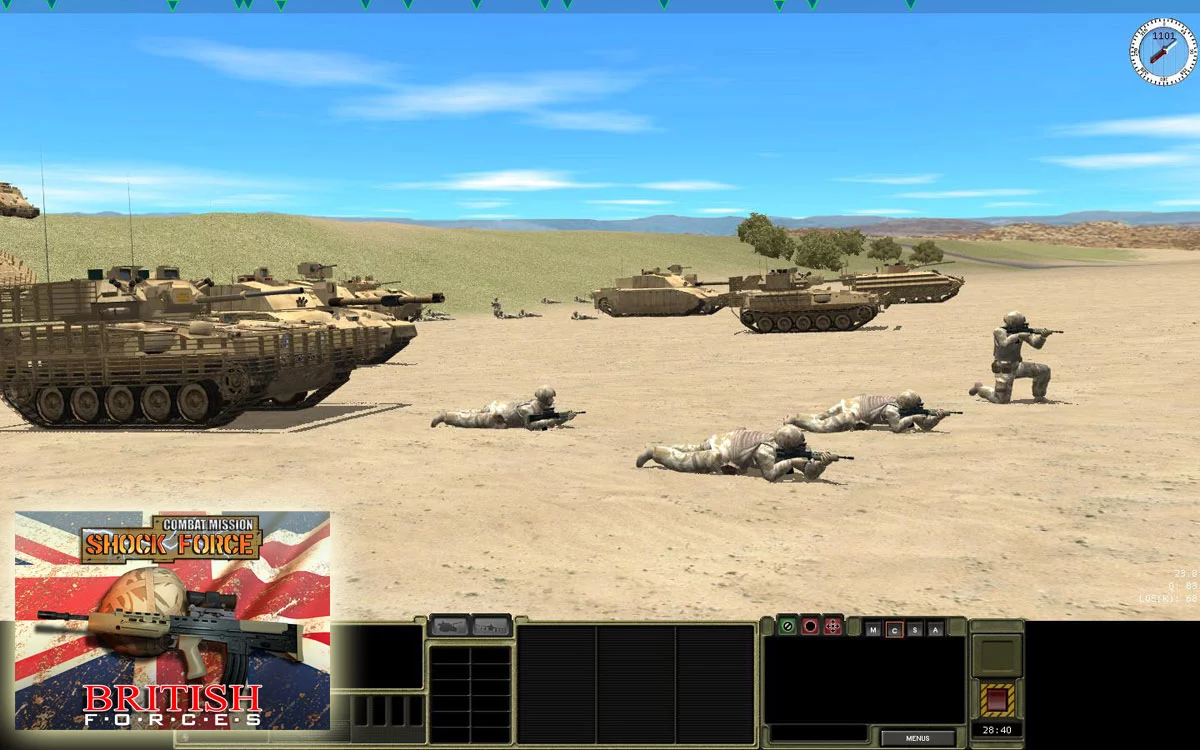 Изображение игры: Combat Mission: Shock Force - British Forces