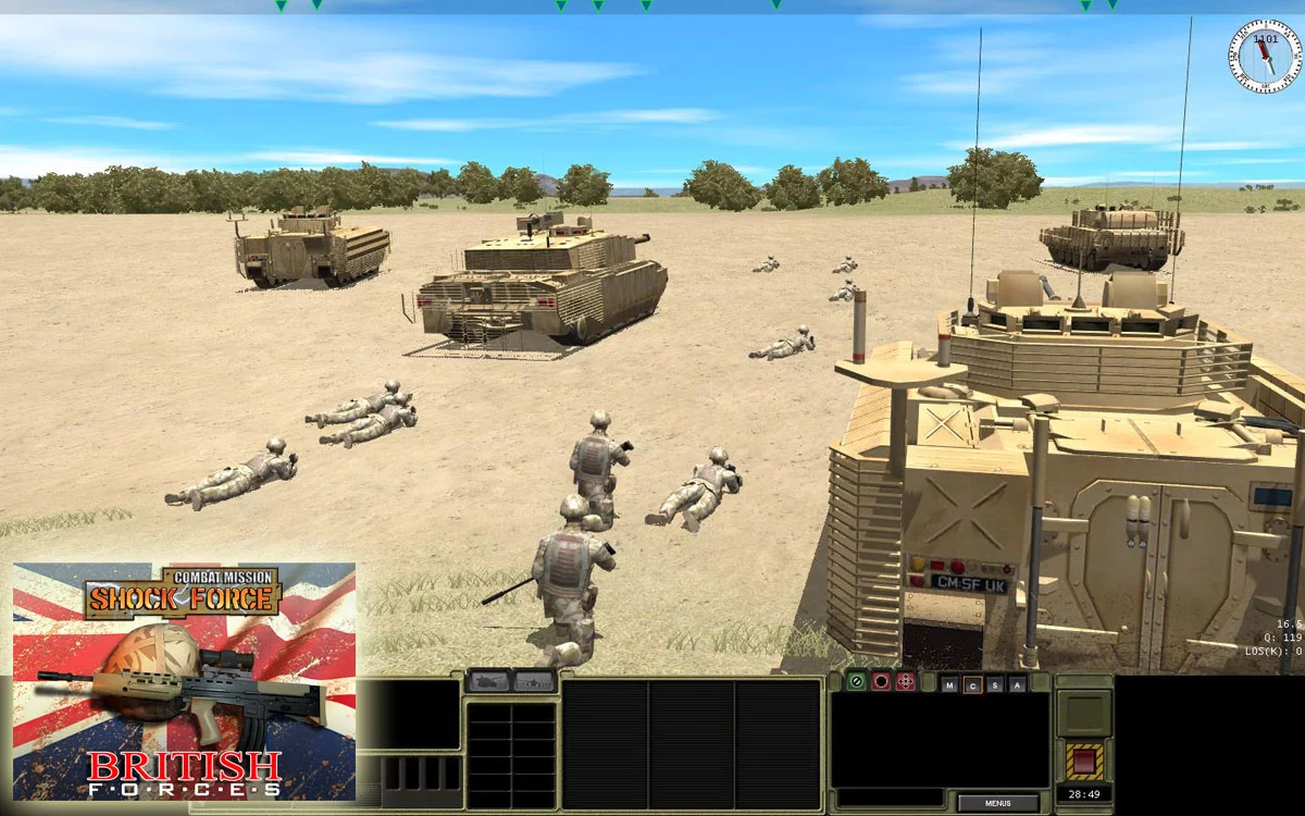 Изображение игры: Combat Mission: Shock Force - British Forces