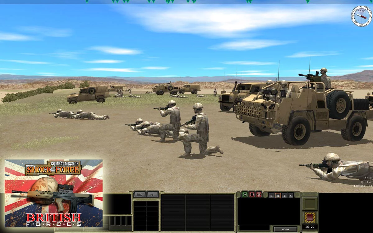 Изображение игры: Combat Mission: Shock Force - British Forces