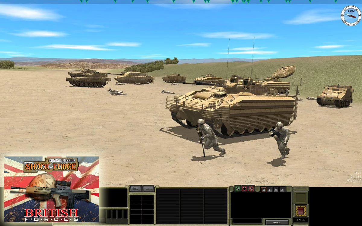 Изображение игры: Combat Mission: Shock Force - British Forces