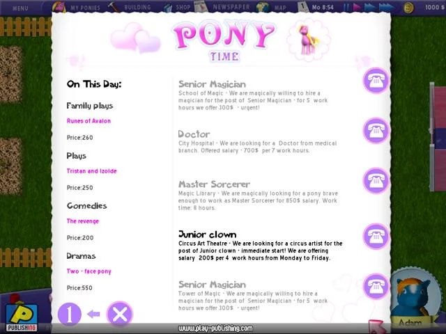 Изображение игры: Pony World