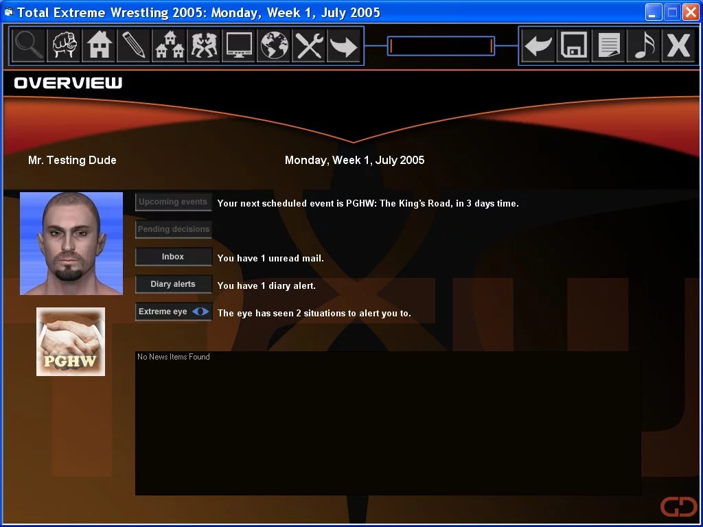 Изображение игры: Total Extreme Wrestling 2005
