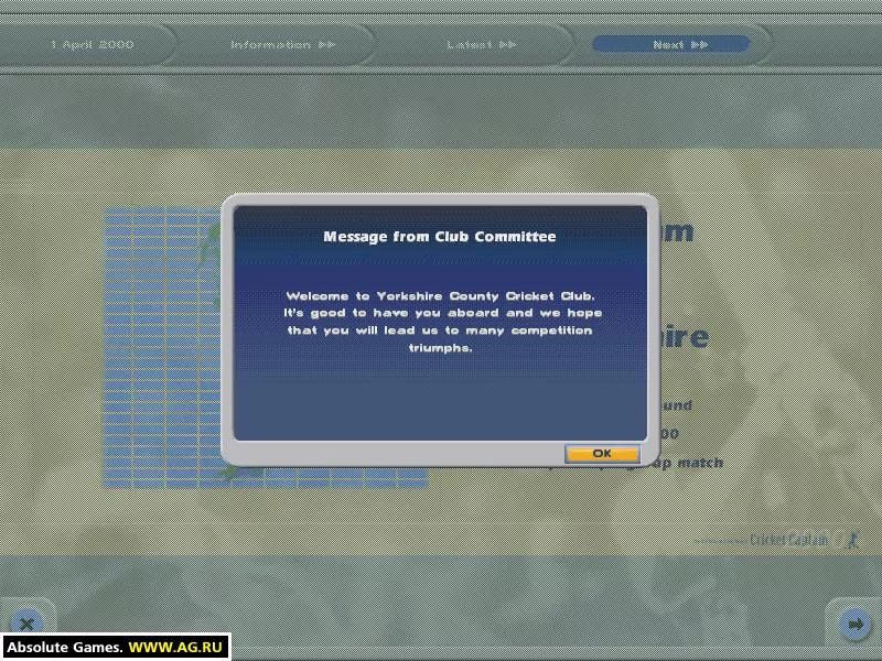 Изображение игры: International Cricket Captain 2000