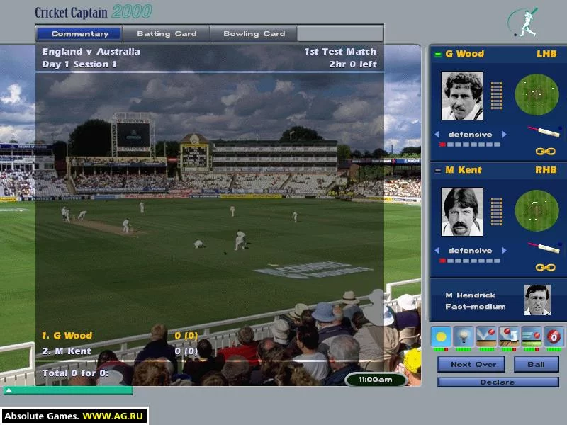 Изображение игры: International Cricket Captain 2000