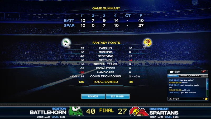 Изображение игры: QuickHit Football