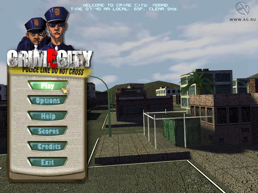 Изображение игры: CrimeCity
