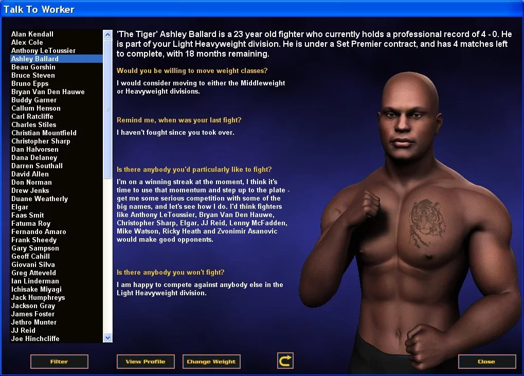 Изображение игры: World of Mixed Martial Arts