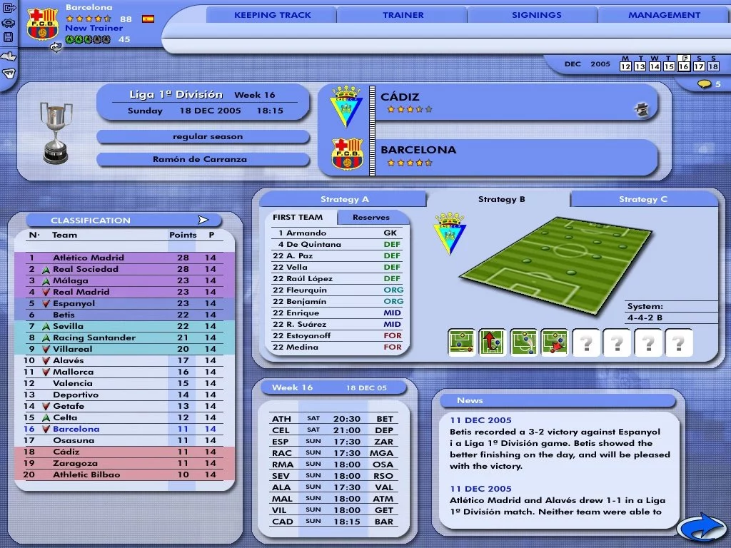 Изображение игры: PC Football 2007