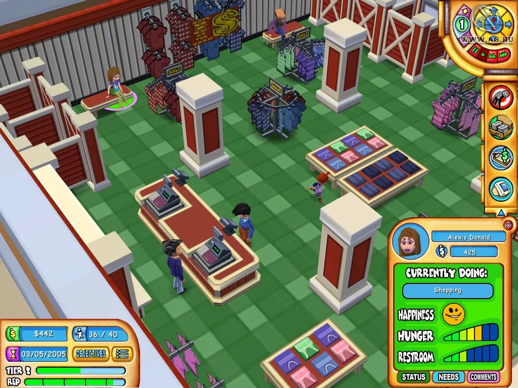 Изображение игры: Mall Tycoon 3