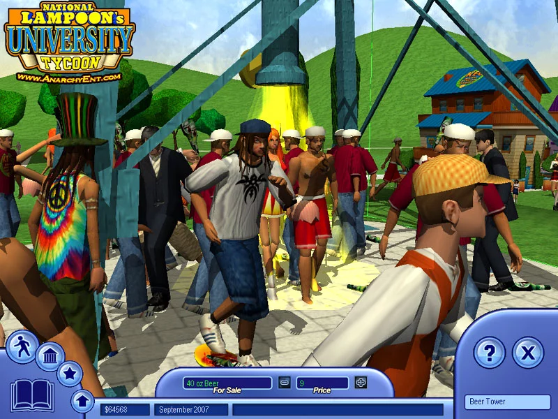 Изображение игры: National Lampoon's University Tycoon