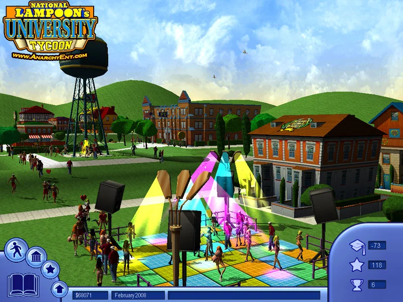 Изображение игры: National Lampoon's University Tycoon