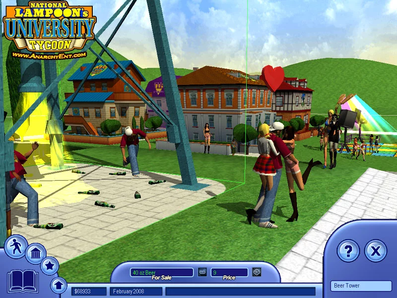 Изображение игры: National Lampoon's University Tycoon