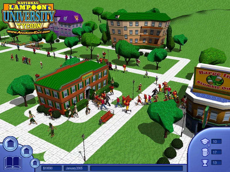 Изображение игры: National Lampoon's University Tycoon