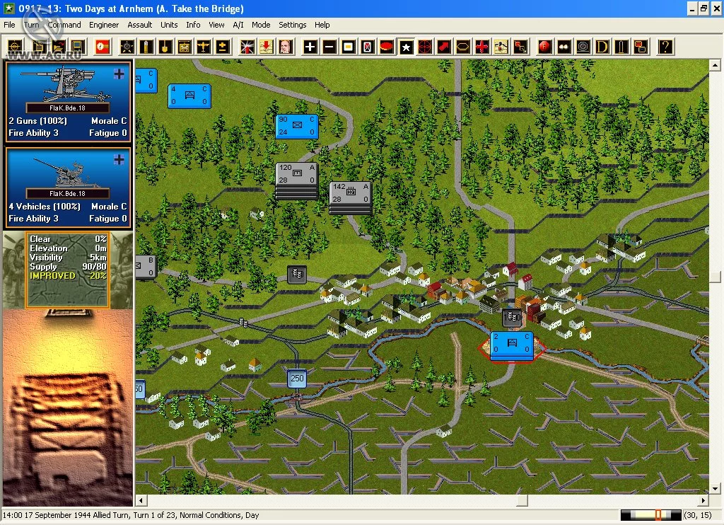 Изображение игры: Panzer Campaigns: Market Garden '44