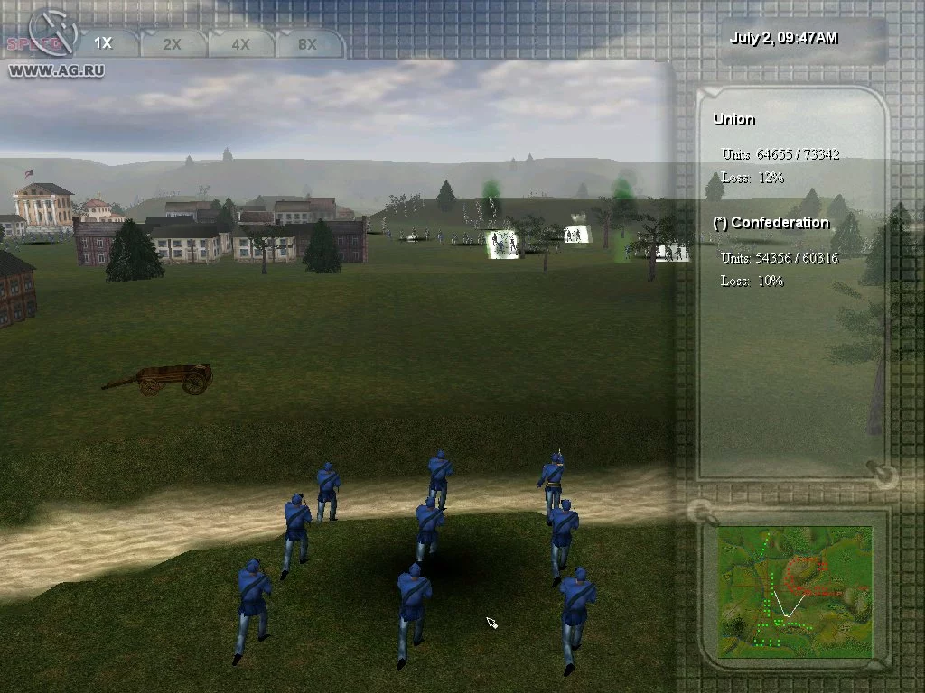 Изображение игры: Civil War Battles: Gettysburg 1863