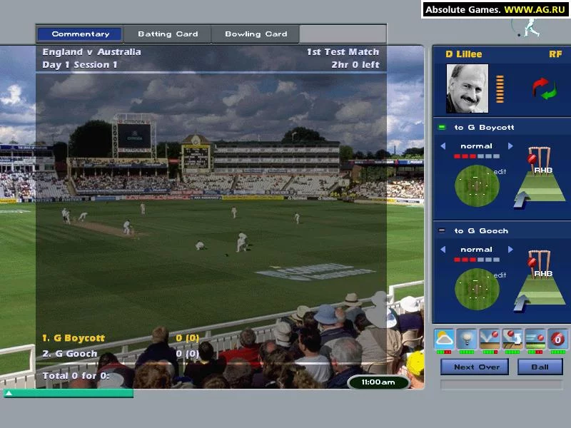 Изображение игры: International Cricket Captain Ashes Edition