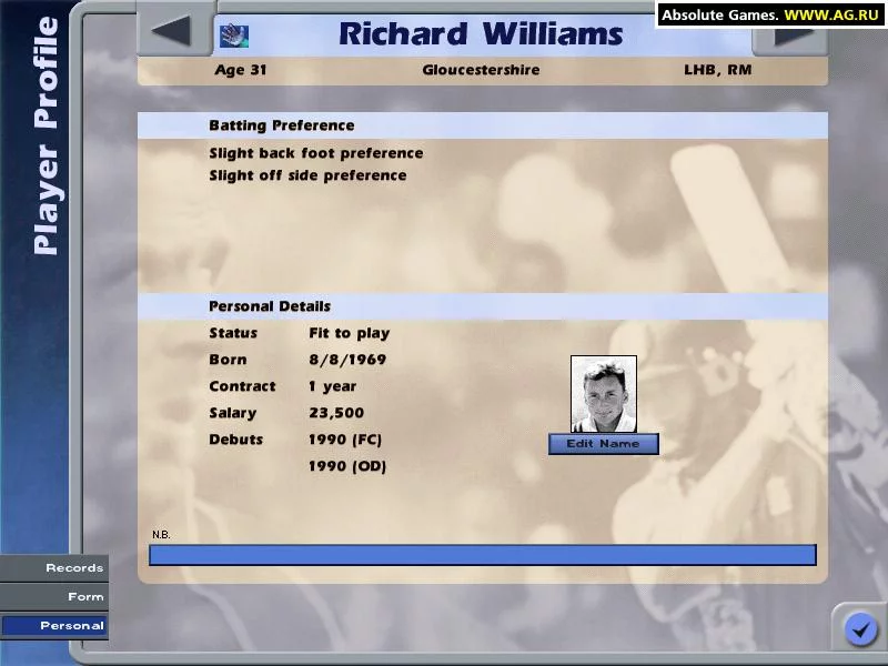 Изображение игры: International Cricket Captain Ashes Edition