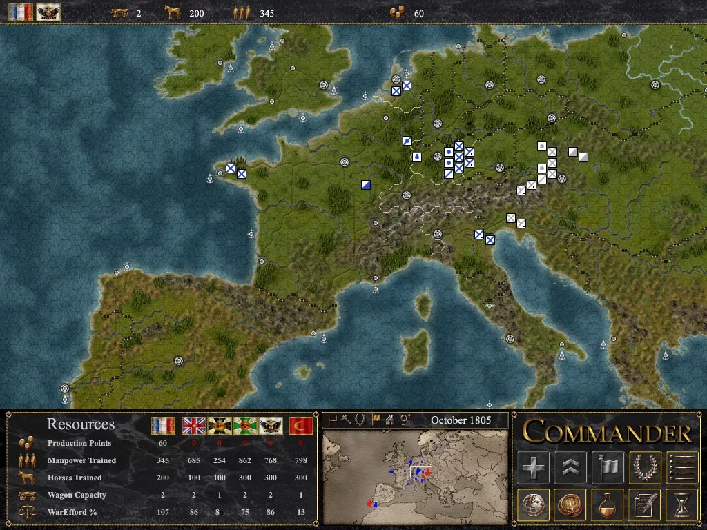 Изображение игры: Commander: Napoleon at War