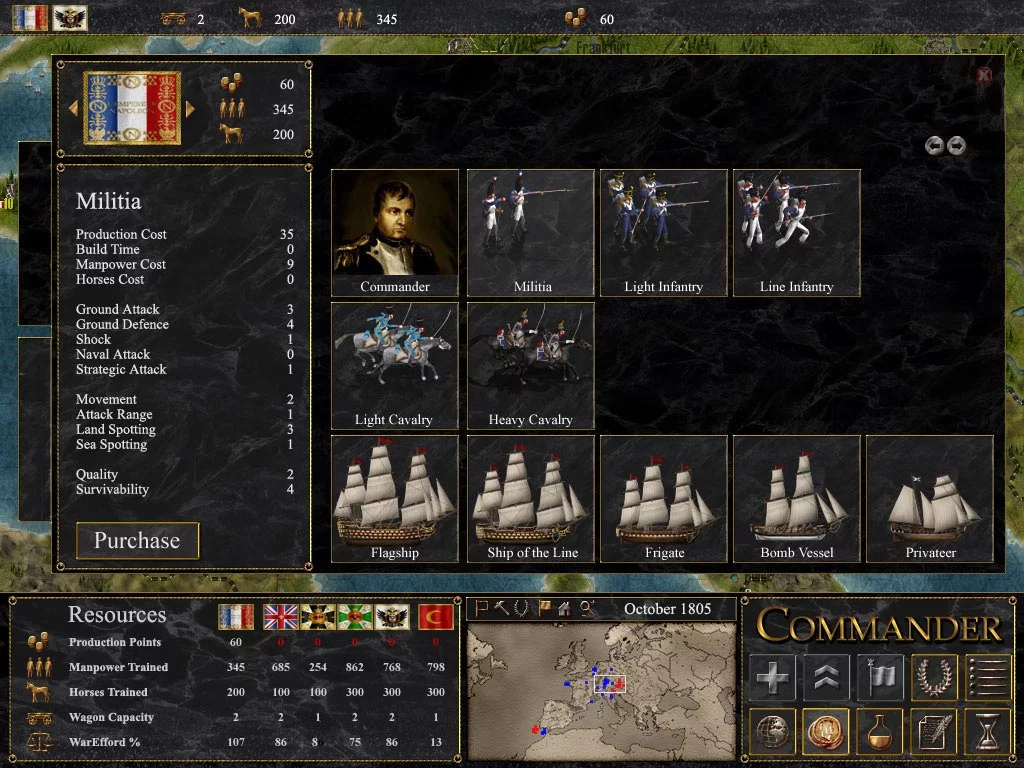 Изображение игры: Commander: Napoleon at War