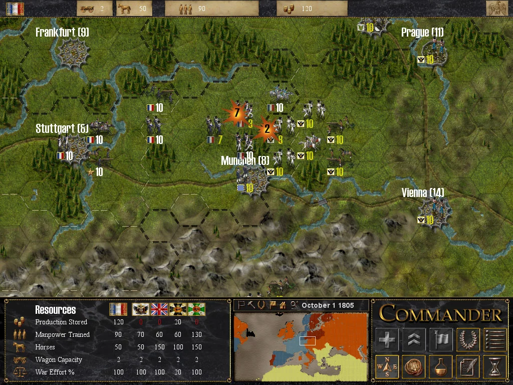 Изображение игры: Commander: Napoleon at War