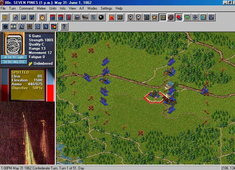 Изображение игры: Civil War Battles: Campaign Peninsula