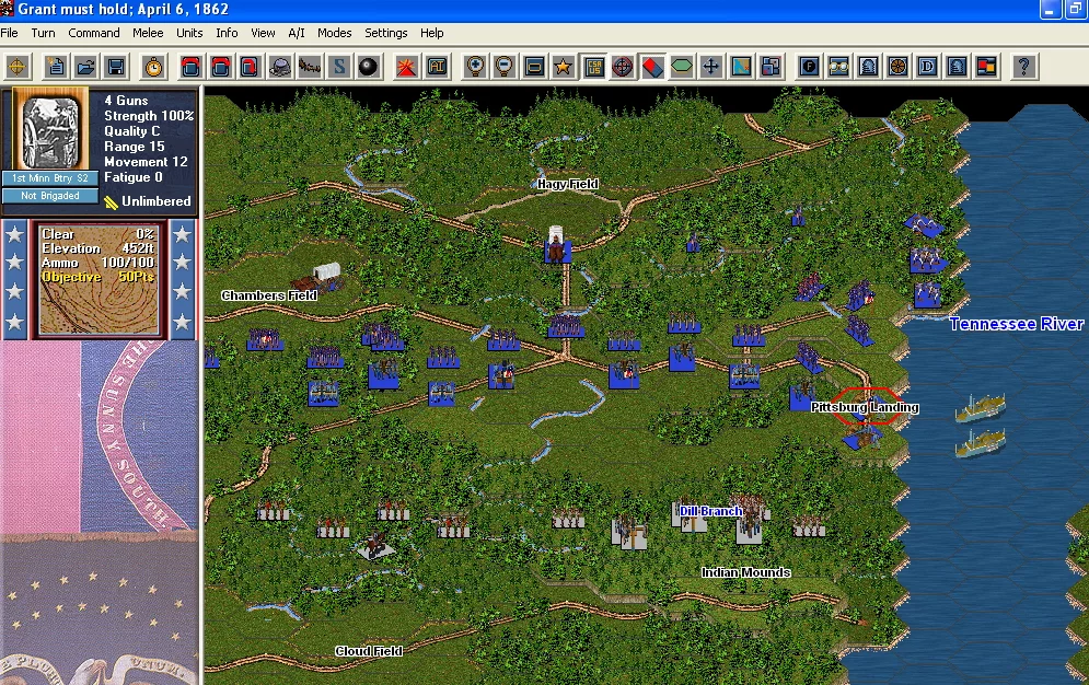 Изображение игры: Civil War Battles: Campaign Shiloh