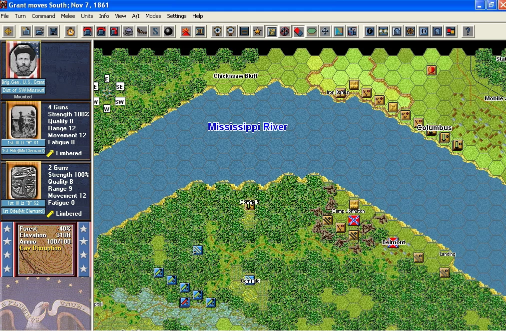 Изображение игры: Civil War Battles: Campaign Shiloh