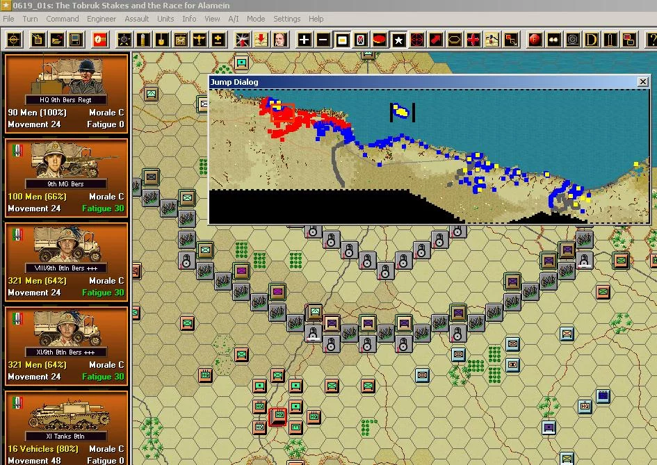 Изображение игры: Panzer Campaigns: El Alamein '42