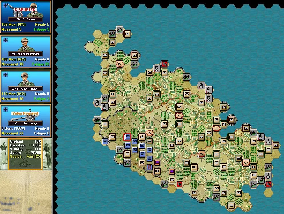 Изображение игры: Panzer Campaigns: El Alamein '42