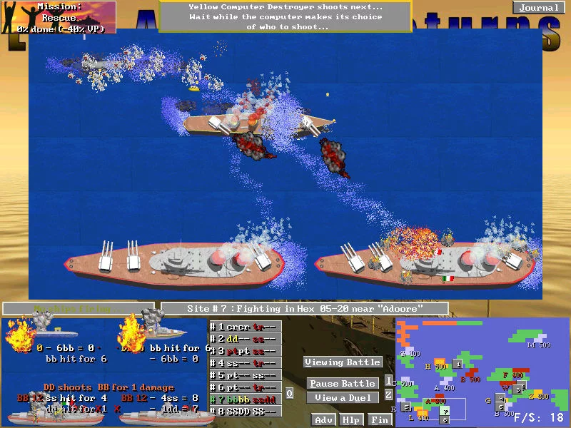 Изображение игры: Lost Admiral Returns