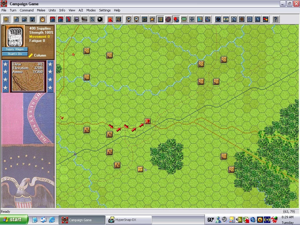Изображение игры: Civil War Campaigns: Campaign Gettysburg