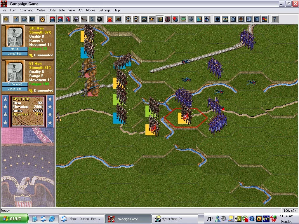 Изображение игры: Civil War Campaigns: Campaign Gettysburg