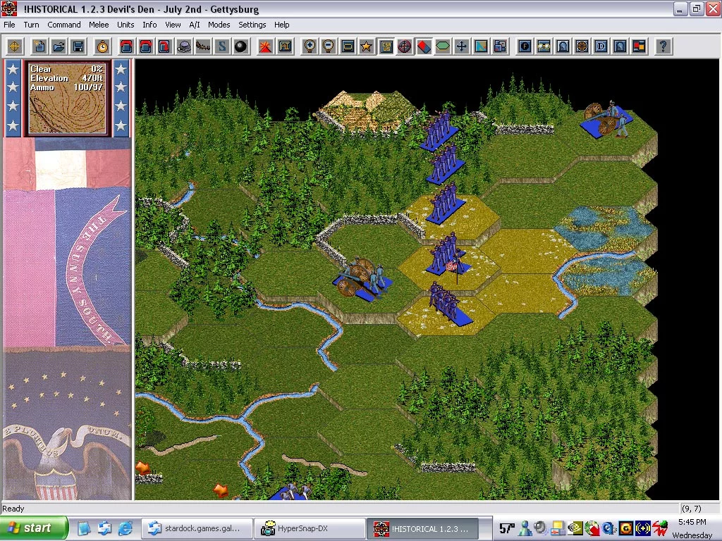 Изображение игры: Civil War Campaigns: Campaign Gettysburg
