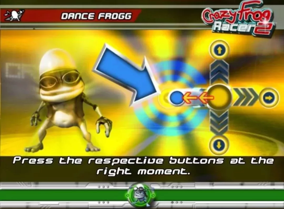 Изображение игры: Crazy Frog Arcade Racer