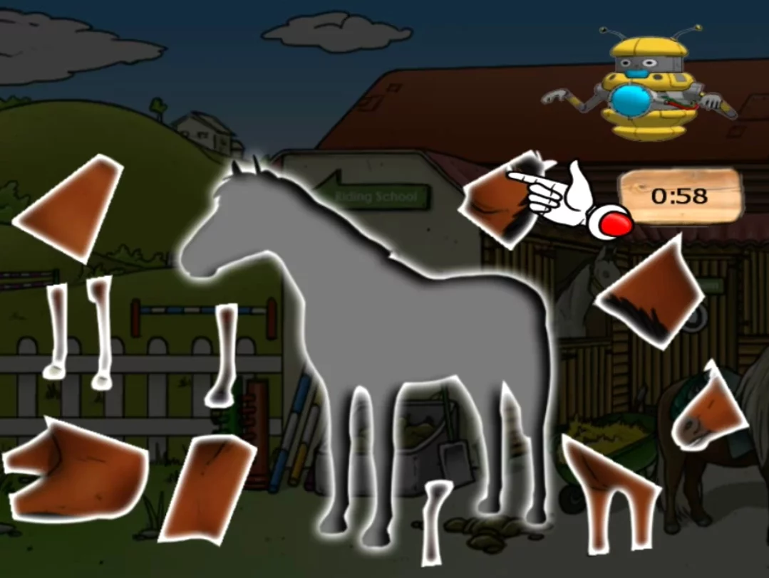 Изображение игры: Clever Kids Pony World