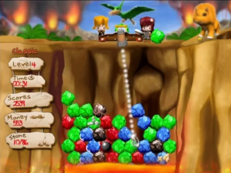Изображение игры: CaveMan Rock