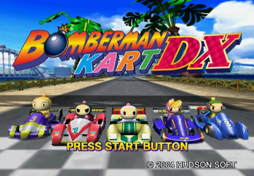 Изображение игры: Bomberman Kart DX