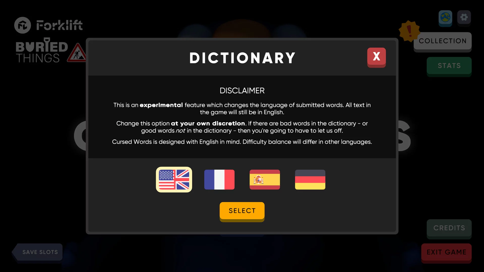 Изображение игры: Cursed Words: The Word Game That Isn't