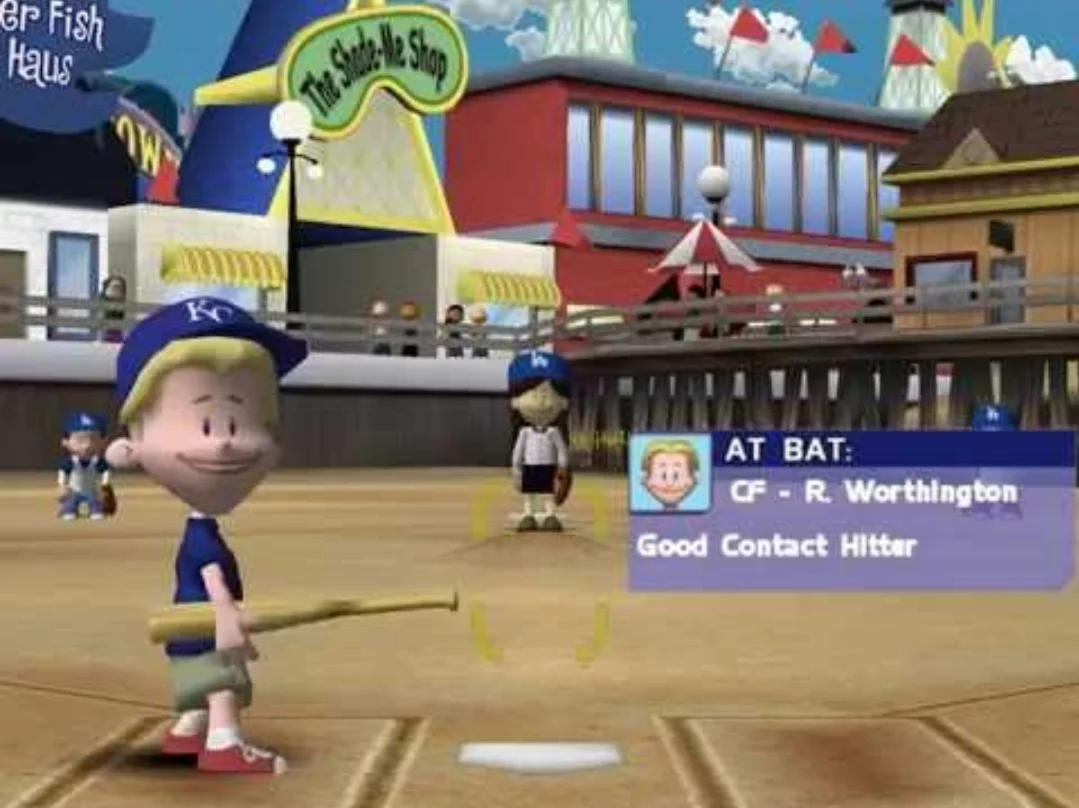 Изображение игры: Backyard Baseball (2003-2004)