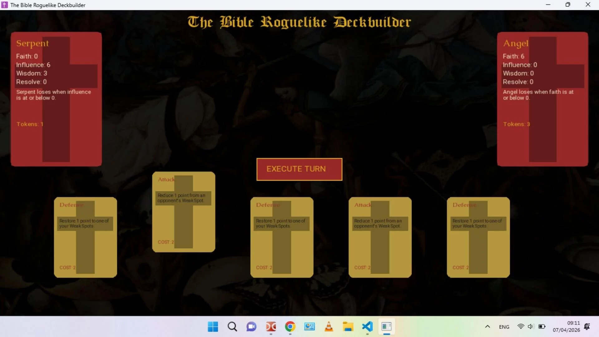 Изображение игры: The Bible Roguelike Deckbuilder
