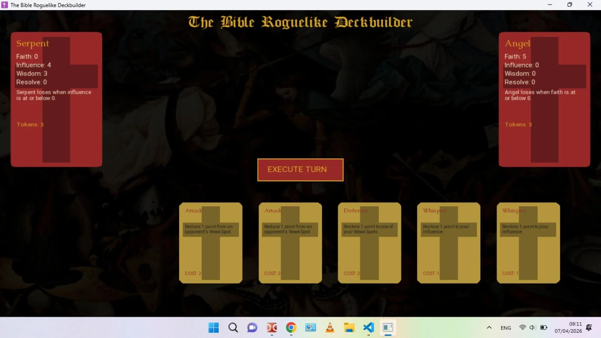 Изображение игры: The Bible Roguelike Deckbuilder